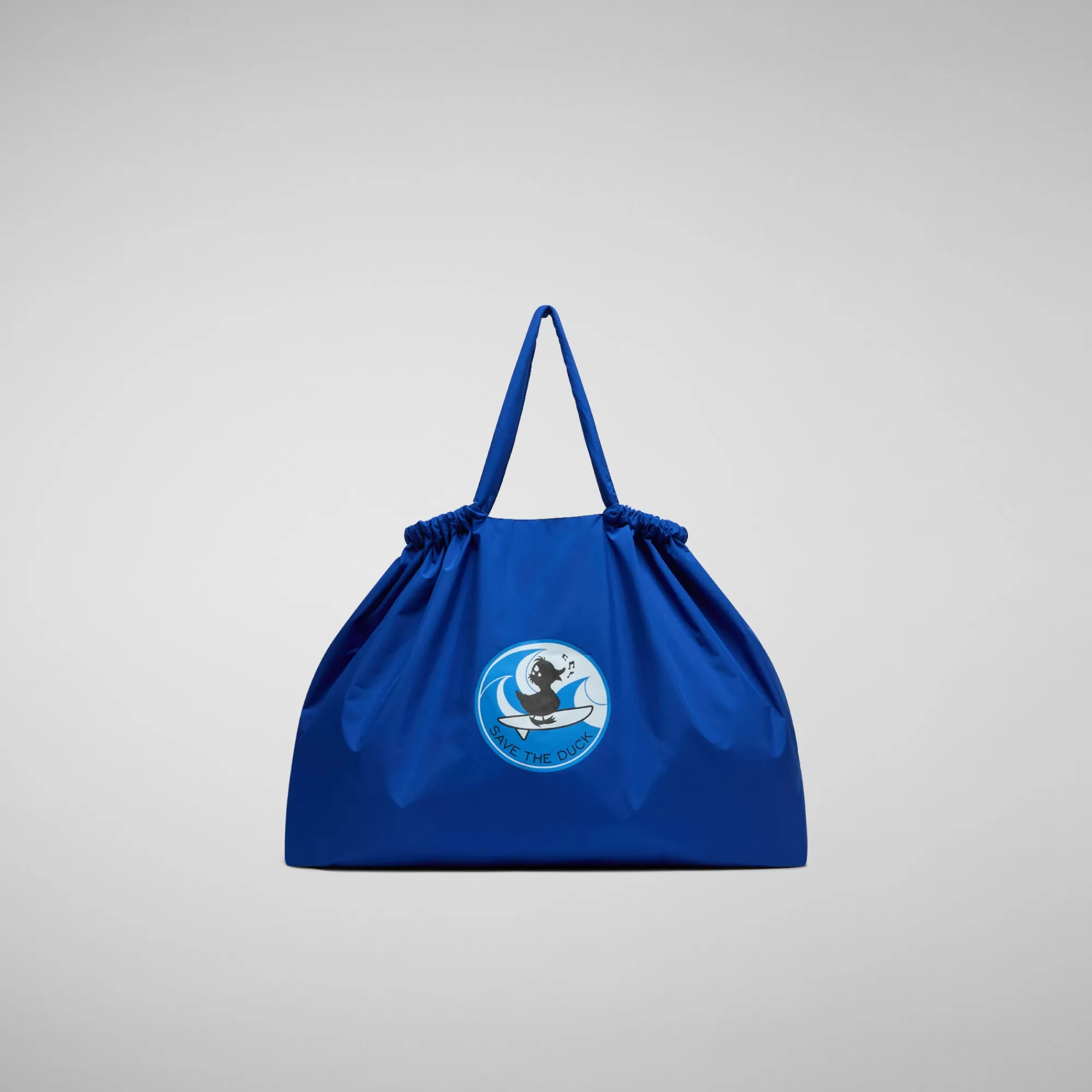 Femme/Homme Save The Duck Unisex Shopper Bag Lake Bleu Cybernétique