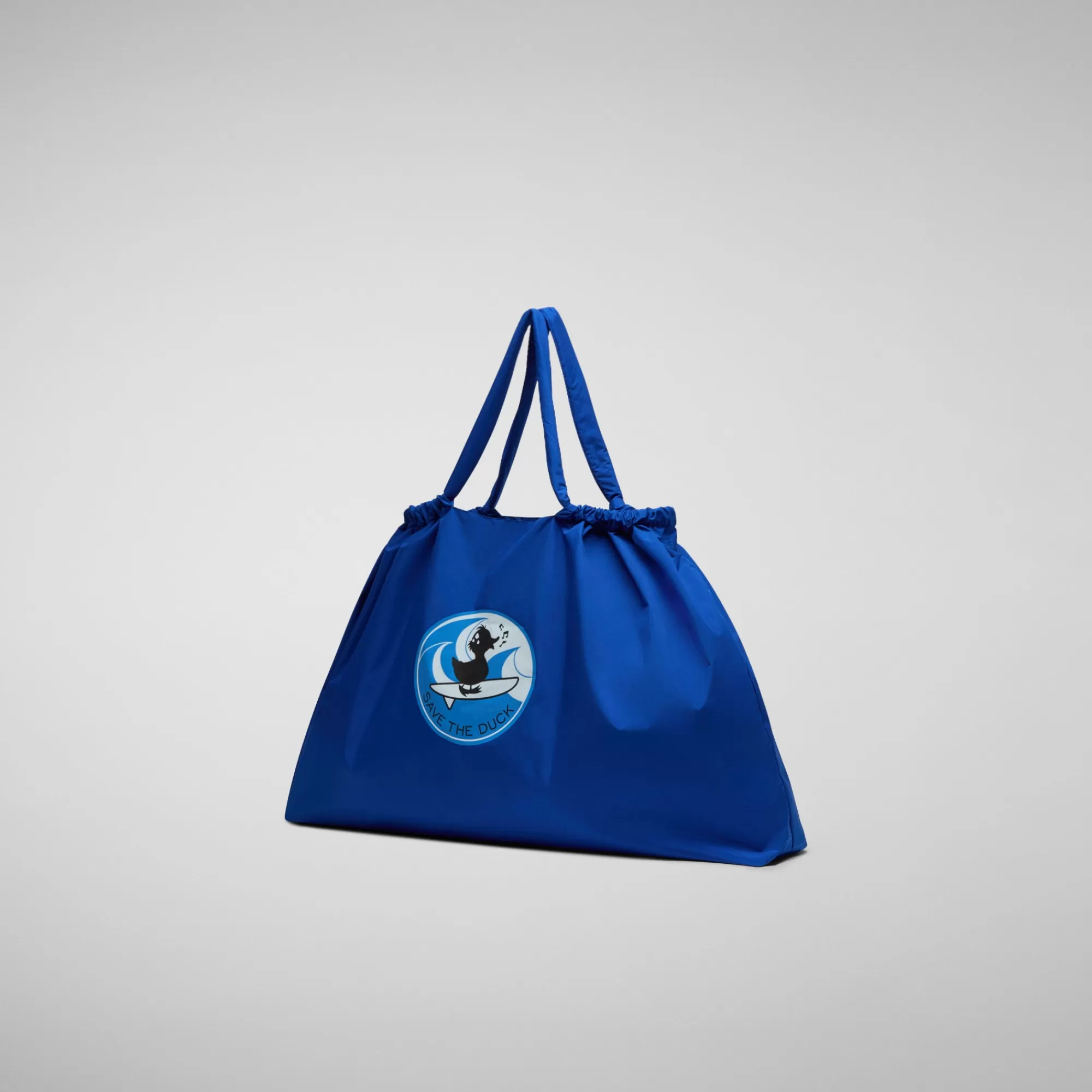 Femme/Homme Save The Duck Unisex Shopper Bag Lake Bleu Cybernétique