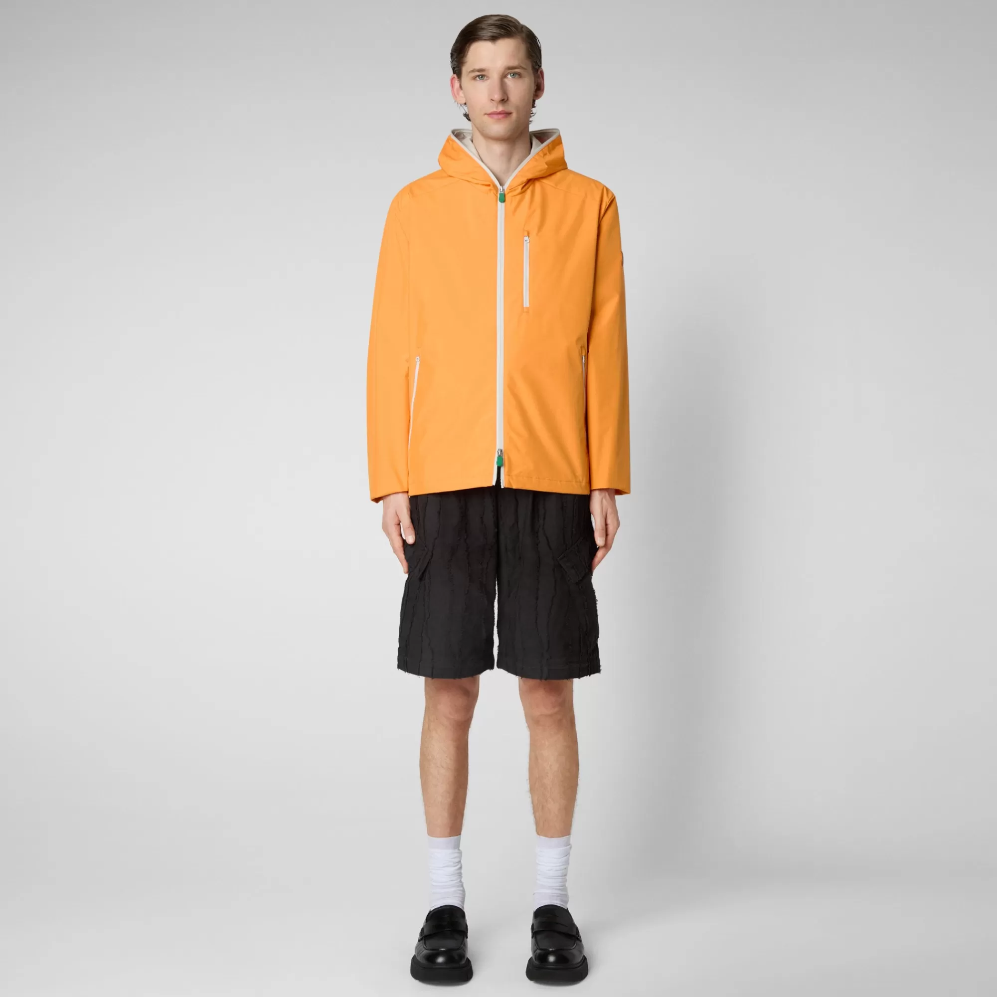 Homme Save The Duck Veste David Sunshine Orange Pour Homme