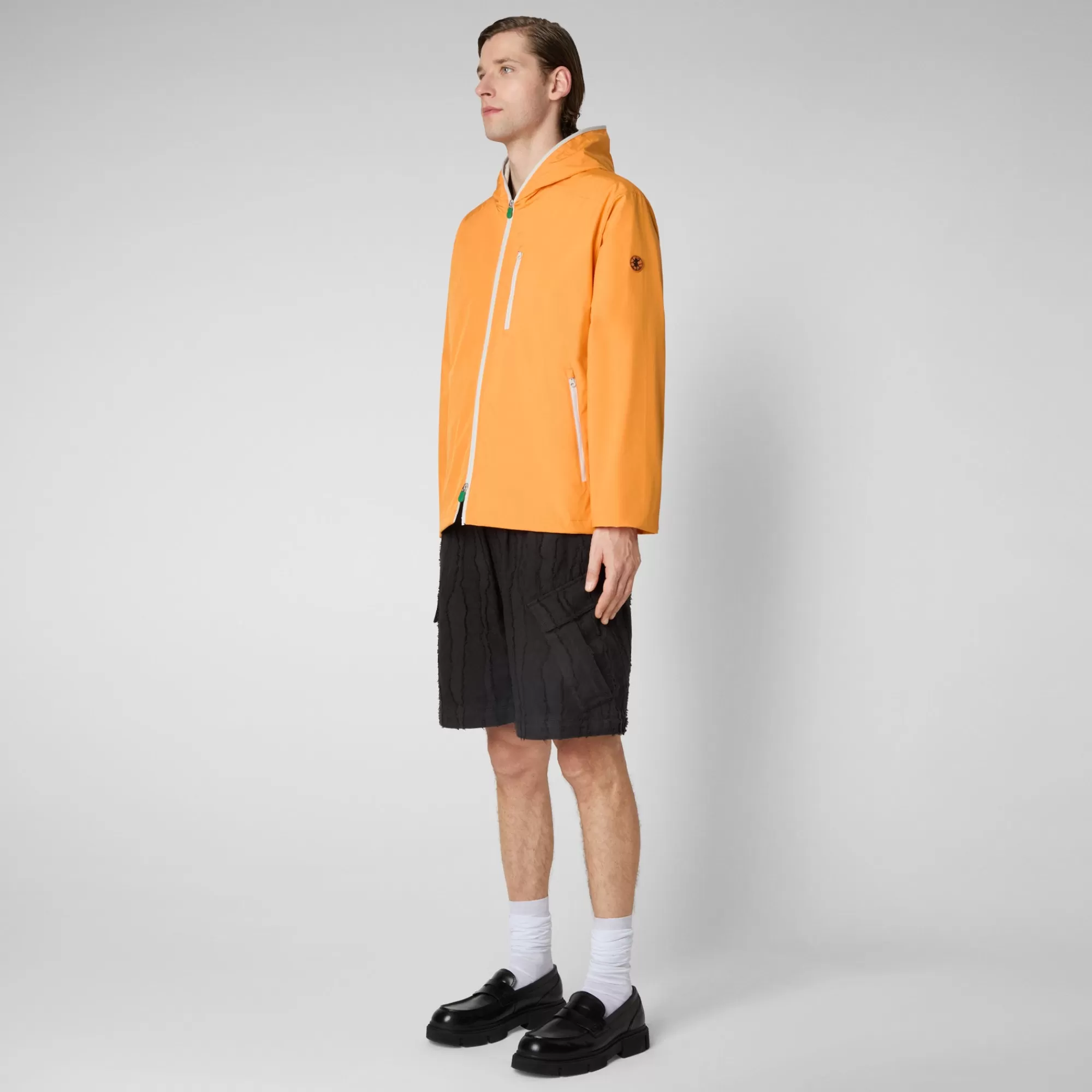 Homme Save The Duck Veste David Sunshine Orange Pour Homme